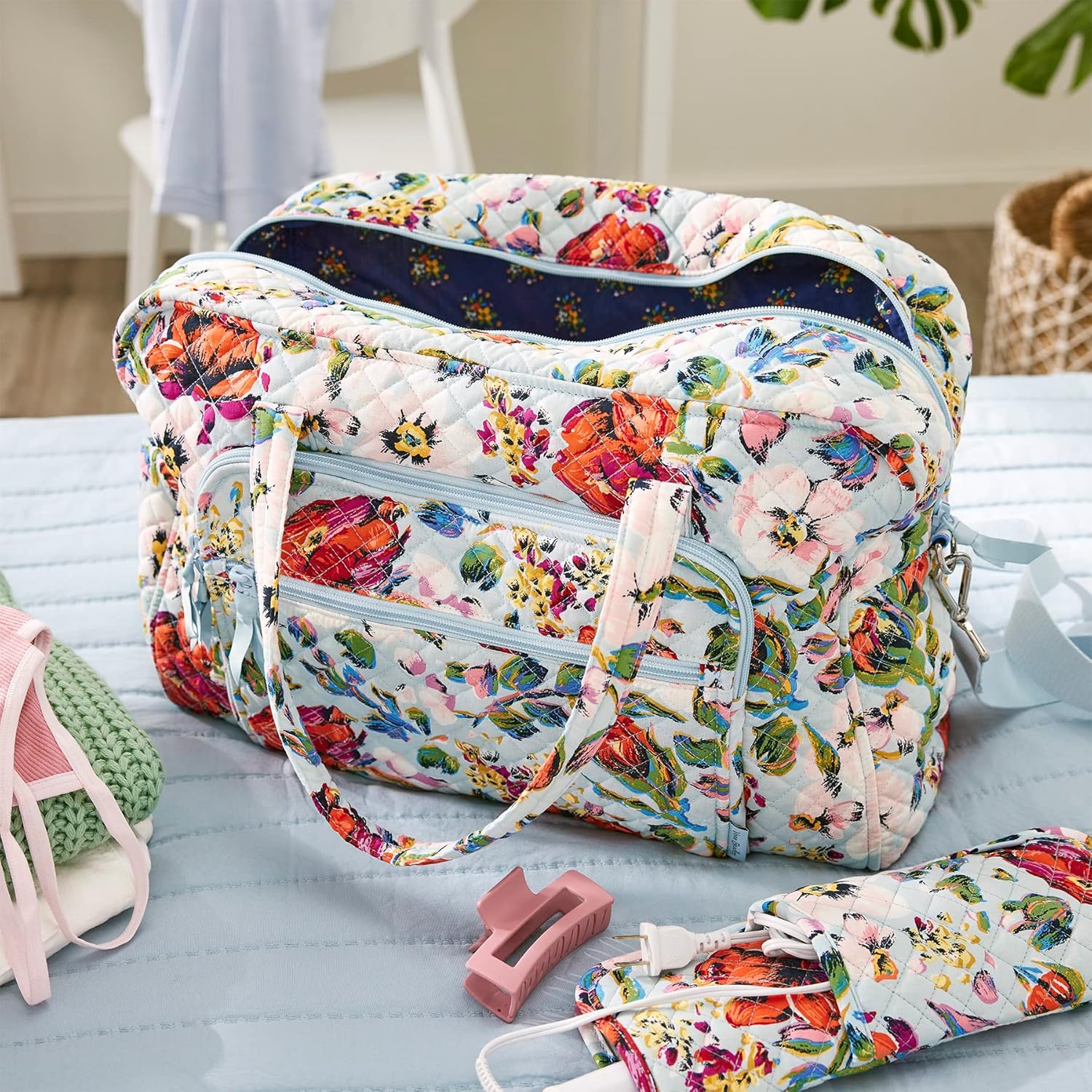 Women's Cotton Weekender Travel Bag - Image 7